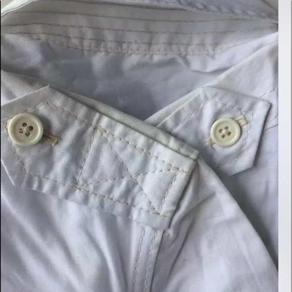 True Religion Sample Item White Men Dress Shirt Long Sleeve Cotton M - Picture 10 of 12